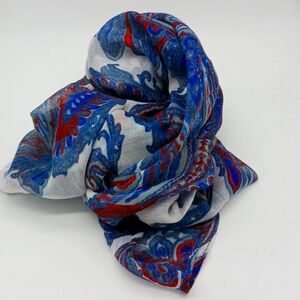 Polyester scarf by paralyzed veterans of America 70 x 21 in